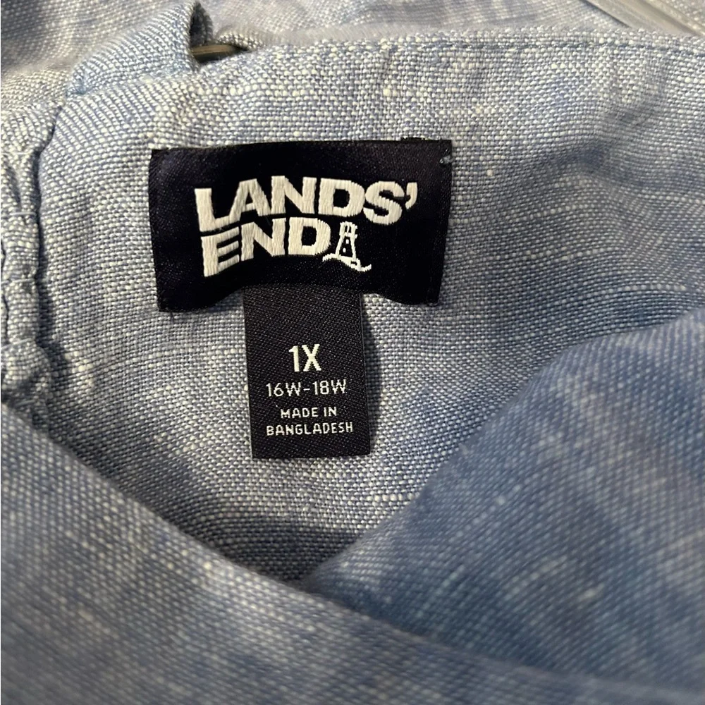 Lands’ End denim maxi dress size 1X - Picture 9 of 10